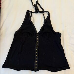 Free People We The Free Black Top